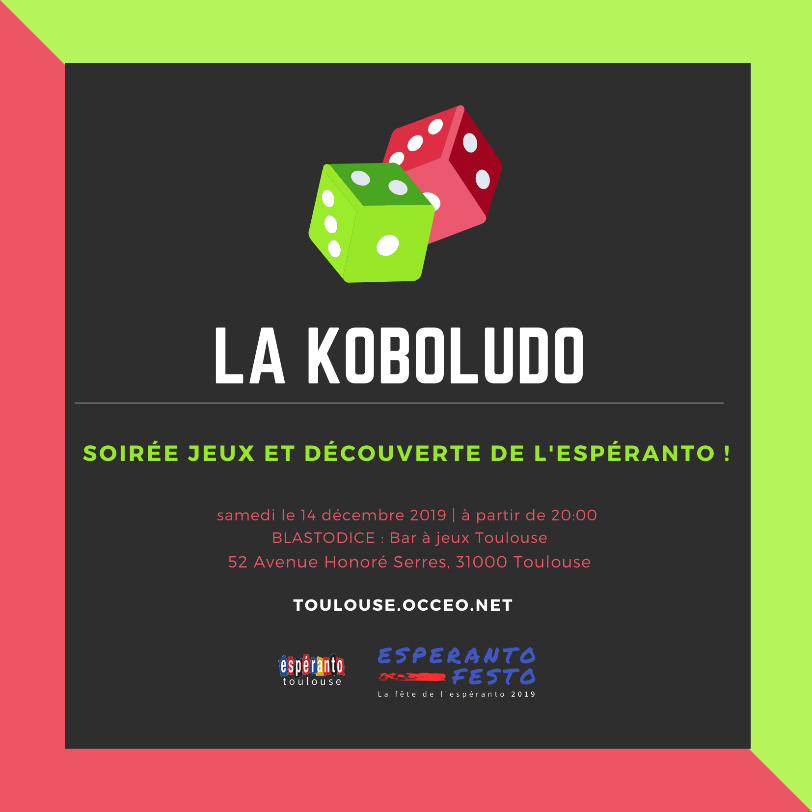 [REPORTÉ] La Koboludo • soirée jeux et découverte de l'espéranto
