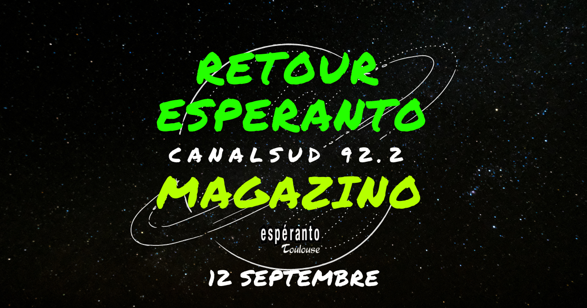 Reveno de Esperanto-Magazino N°295 la 12-an de septembro!