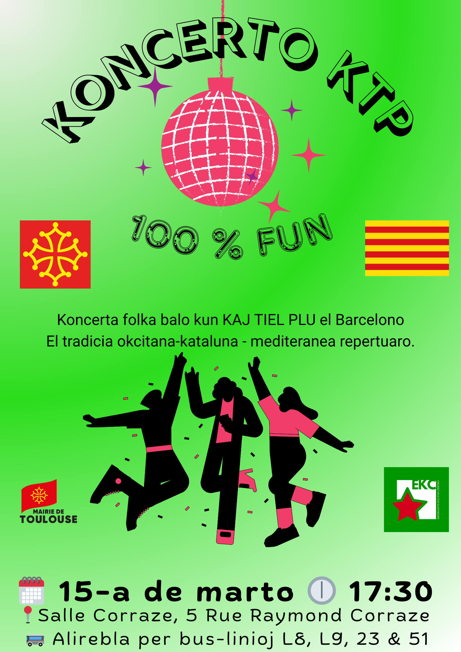 Concert especial : Kaj Tiel Plu a Tolosa !!