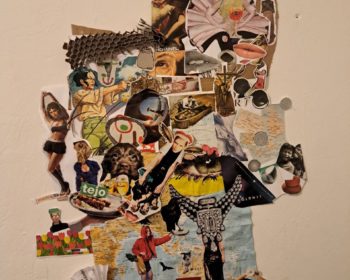 Photo de l'oeuvre finale créée dans le cadre de l'atelier collage