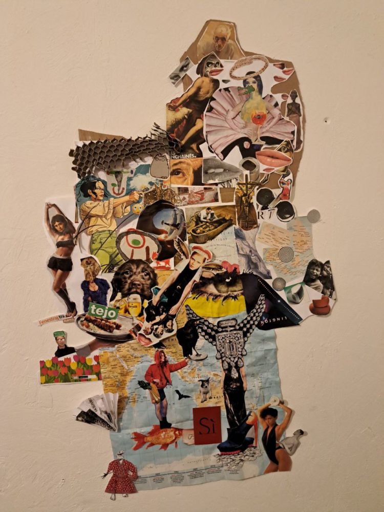 Photo de l'oeuvre finale créée dans le cadre de l'atelier collage